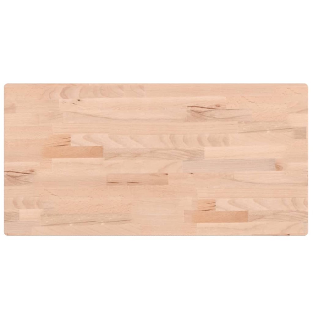 vidaXL Blat de baie, 80x40x2,5 cm, lemn masiv de fag