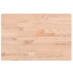 vidaXL Blat de baie, 60x40x2,5 cm, lemn masiv de fag vidaXL Blat de baie, 60x40x2,5 cm, lemn masiv de fag