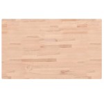 vidaXL Blat de baie, 100x60x4 cm, lemn masiv de fag vidaXL Blat de baie, 100x60x4 cm, lemn masiv de fag