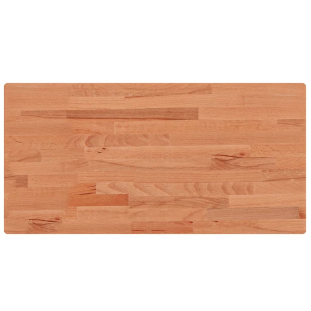 vidaXL Blat de baie, 100x50x1,5 cm, lemn masiv de fag