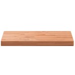 vidaXL Blat de baie, 80x40x4 cm, lemn masiv de fag vidaXL Blat de baie, 80x40x4 cm, lemn masiv de fag