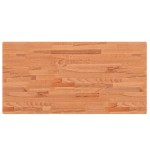 vidaXL Blat de baie, 100x50x4 cm, lemn masiv de fag vidaXL Blat de baie, 100x50x4 cm, lemn masiv de fag