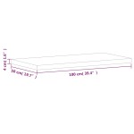 vidaXL Blat de baie, 100x50x4 cm, lemn masiv de fag vidaXL Blat de baie, 100x50x4 cm, lemn masiv de fag