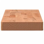 vidaXL Raft de perete, 80x20x4 cm, lemn masiv de fag