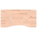 vidaXL Blat de birou, 80x(36-40)x2,5 cm, lemn masiv de fag vidaXL Blat de birou, 80x(36-40)x2,5 cm, lemn masiv de fag
