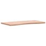 vidaXL Blat de birou, 80x(36-40)x2,5 cm, lemn masiv de fag vidaXL Blat de birou, 80x(36-40)x2,5 cm, lemn masiv de fag