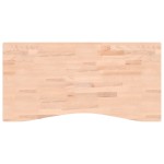 vidaXL Blat de birou, 100x(45-50)x2,5 cm, lemn masiv de fag vidaXL Blat de birou, 100x(45-50)x2,5 cm, lemn masiv de fag