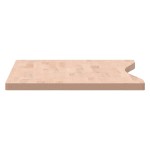 vidaXL Blat de birou, 100x(45-50)x2,5 cm, lemn masiv de fag vidaXL Blat de birou, 100x(45-50)x2,5 cm, lemn masiv de fag