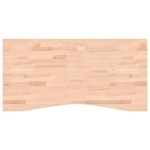 vidaXL Blat de birou, 110x(50-55)x2,5 cm, lemn masiv de fag vidaXL Blat de birou, 110x(50-55)x2,5 cm, lemn masiv de fag