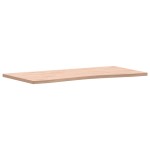 vidaXL Blat de birou, 110x(50-55)x2,5 cm, lemn masiv de fag vidaXL Blat de birou, 110x(50-55)x2,5 cm, lemn masiv de fag