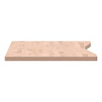 vidaXL Blat de birou, 110x(50-55)x2,5 cm, lemn masiv de fag vidaXL Blat de birou, 110x(50-55)x2,5 cm, lemn masiv de fag
