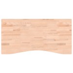 vidaXL Blat de birou, 100x(45-50)x4 cm, lemn masiv de fag vidaXL Blat de birou, 100x(45-50)x4 cm, lemn masiv de fag