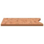 vidaXL Blat de birou, 100x(55-60)x2,5 cm, lemn masiv de fag vidaXL Blat de birou, 100x(55-60)x2,5 cm, lemn masiv de fag