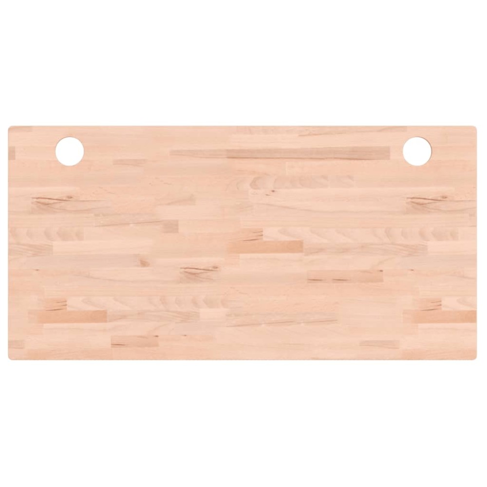 vidaXL Blat de birou, 100x50x2,5 cm, lemn masiv de fag