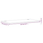 vidaXL Blat de birou, 110x55x2,5 cm, lemn masiv de fag vidaXL Blat de birou, 110x55x2,5 cm, lemn masiv de fag