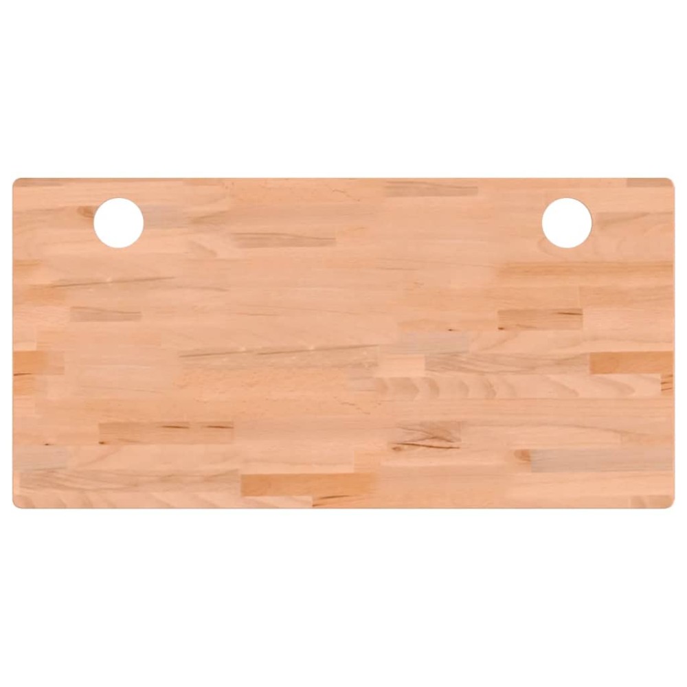 vidaXL Blat de birou, 110x55x2,5 cm, lemn masiv de fag