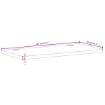 vidaXL Blat de birou, 110x55x2,5 cm, lemn masiv de fag vidaXL Blat de birou, 110x55x2,5 cm, lemn masiv de fag