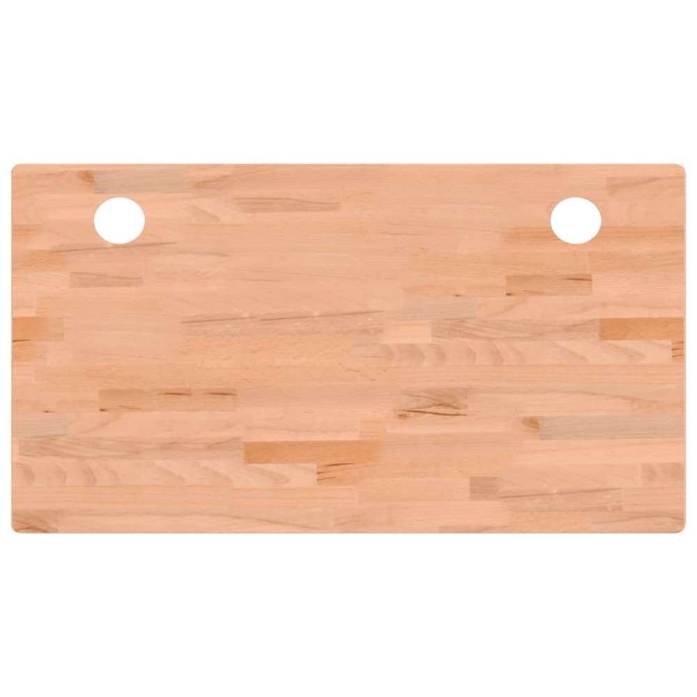 vidaXL Blat de birou, 110x60x2,5 cm, lemn masiv de fag