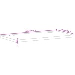 vidaXL Blat de birou, 110x60x2,5 cm, lemn masiv de fag vidaXL Blat de birou, 110x60x2,5 cm, lemn masiv de fag
