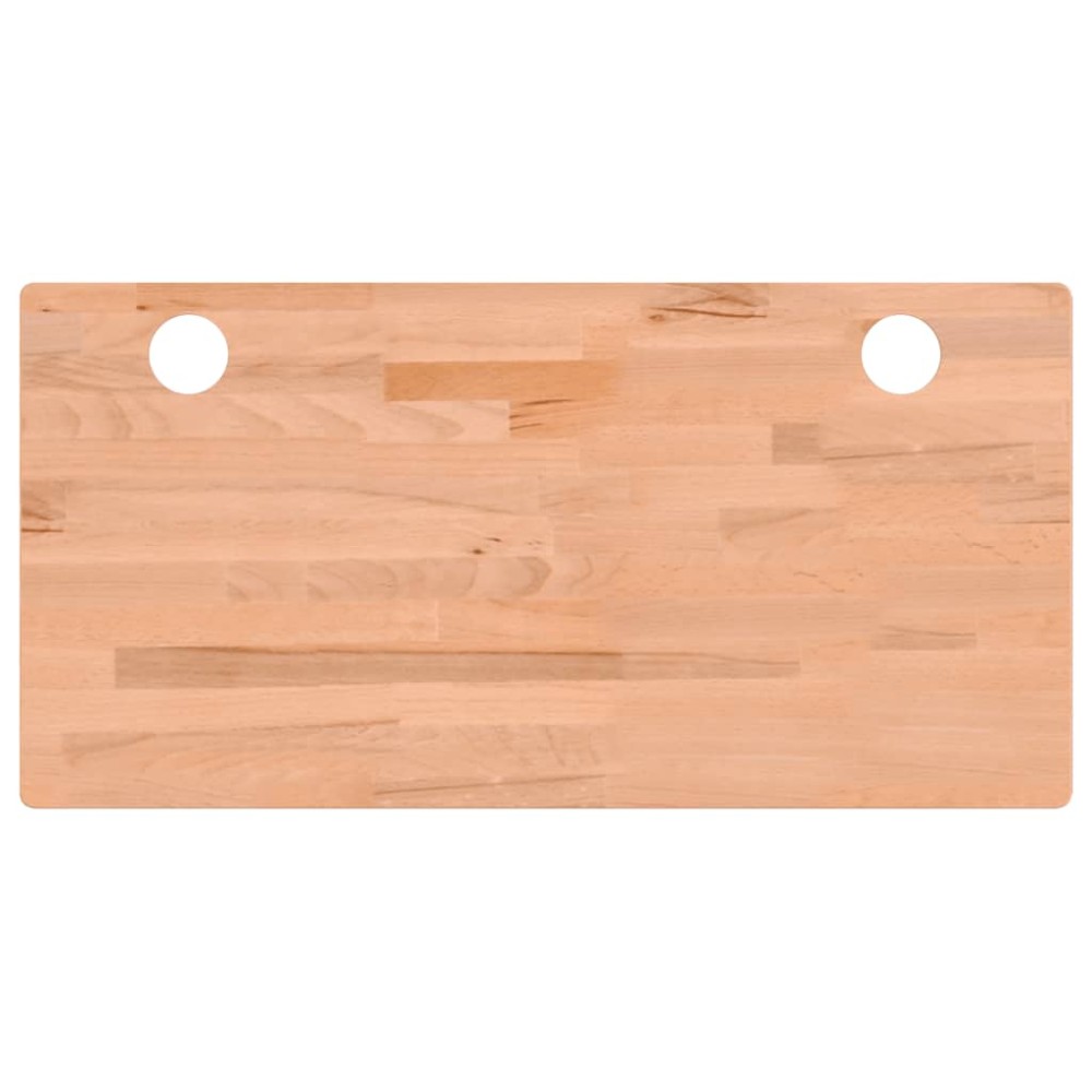 vidaXL Blat de birou, 100x50x4 cm, lemn masiv de fag