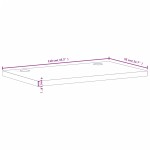 vidaXL Blat de birou, 110x55x4 cm, lemn masiv de fag vidaXL Blat de birou, 110x55x4 cm, lemn masiv de fag