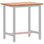 vidaXL Blat de birou, 80x55x2,5 cm, lemn masiv de fag vidaXL Blat de birou, 80x55x2,5 cm, lemn masiv de fag