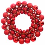 vidaXL Coroană de Crăciun, roșu, 45 cm, polistiren vidaXL Coroană de Crăciun, roșu, 45 cm, polistiren