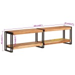 vidaXL Dulap TV, 160x30x40 cm, lemn masiv de acacia vidaXL Dulap TV, 160x30x40 cm, lemn masiv de acacia