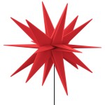 vidaXL Lumină de Crăciun cu LED/țăruș de sol roșu 57 cm pliabil vidaXL Lumină de Crăciun cu LED/țăruș de sol roșu 57 cm pliabil