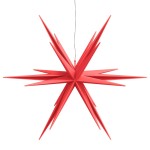 vidaXL Lumină de Crăciun cu LED, roșu, 100 cm, pliabil vidaXL Lumină de Crăciun cu LED, roșu, 100 cm, pliabil