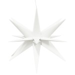 vidaXL Lumină de Crăciun cu LED, alb, 100 cm, pliabil