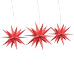 vidaXL Lumini de Crăciun cu LED-uri, 3 buc., roșu, pliabil vidaXL Lumini de Crăciun cu LED-uri, 3 buc., roșu, pliabil