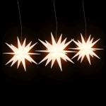 vidaXL Lumini de Crăciun cu LED-uri, 3 buc., alb, pliabil vidaXL Lumini de Crăciun cu LED-uri, 3 buc., alb, pliabil