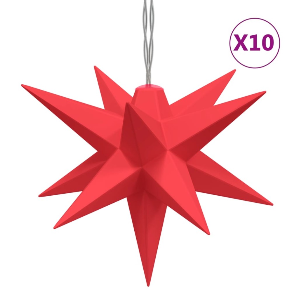 vidaXL Lumină de Crăciun 10 LED-uri roșu 10 cm