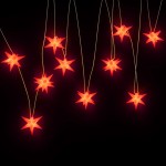 vidaXL Lumină de Crăciun 10 LED-uri roșu 10 cm