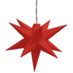 vidaXL Lumină de Crăciun 10 LED-uri roșu 10 cm