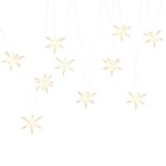 vidaXL Lumină de Crăciun 10 LED-uri alb 10 cm