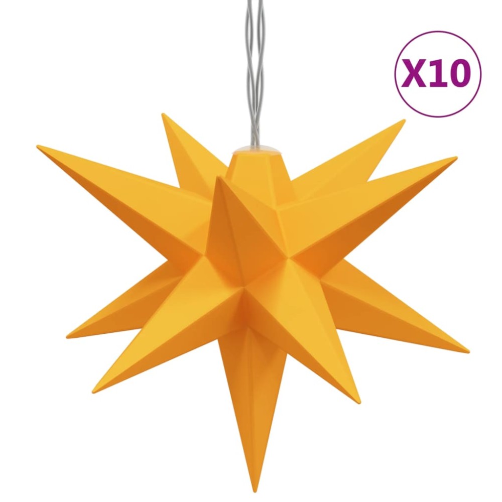 vidaXL Lumină de Crăciun 10 LED-uri galben 10 cm