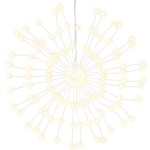 vidaXL Lumină stelară de Crăciun 140 LED-uri alb cald 17 cm vidaXL Lumină stelară de Crăciun 140 LED-uri alb cald 17 cm