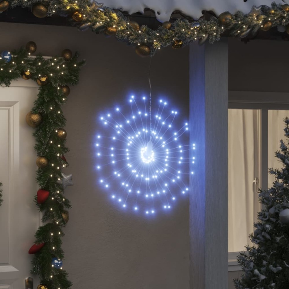 vidaXL Lumină stelară de Crăciun 140 LED-uri alb rece 17 cm