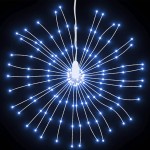 vidaXL Lumină stelară de Crăciun 140 LED-uri alb rece 17 cm vidaXL Lumină stelară de Crăciun 140 LED-uri alb rece 17 cm