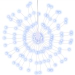 vidaXL Lumini stelare de Crăciun 140 LED-uri, 4 buc., alb rece, 17 cm vidaXL Lumini stelare de Crăciun 140 LED-uri, 4 buc., alb rece, 17 cm