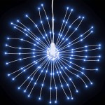 vidaXL Lumini stelare de Crăciun 140 LED-uri, 4 buc., alb rece, 17 cm vidaXL Lumini stelare de Crăciun 140 LED-uri, 4 buc., alb rece, 17 cm