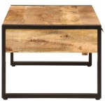 vidaXL Măsuță de cafea, 100x54x40 cm, lemn masiv de mango și fier vidaXL Măsuță de cafea, 100x54x40 cm, lemn masiv de mango și fier