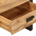 vidaXL Măsuță de cafea, 100x54x40 cm, lemn masiv de mango și fier vidaXL Măsuță de cafea, 100x54x40 cm, lemn masiv de mango și fier