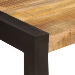 vidaXL Masa de bucătărie, 120x60x76 cm, lemn masiv de mango