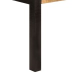 vidaXL Masa de bucătărie, 120x60x76 cm, lemn masiv de mango
