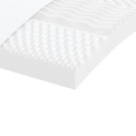 vidaXL Saltea din spumă, alb, 160x200 cm, 7 zone, duritate 20 ILD vidaXL Saltea din spumă, alb, 160x200 cm, 7 zone, duritate 20 ILD
