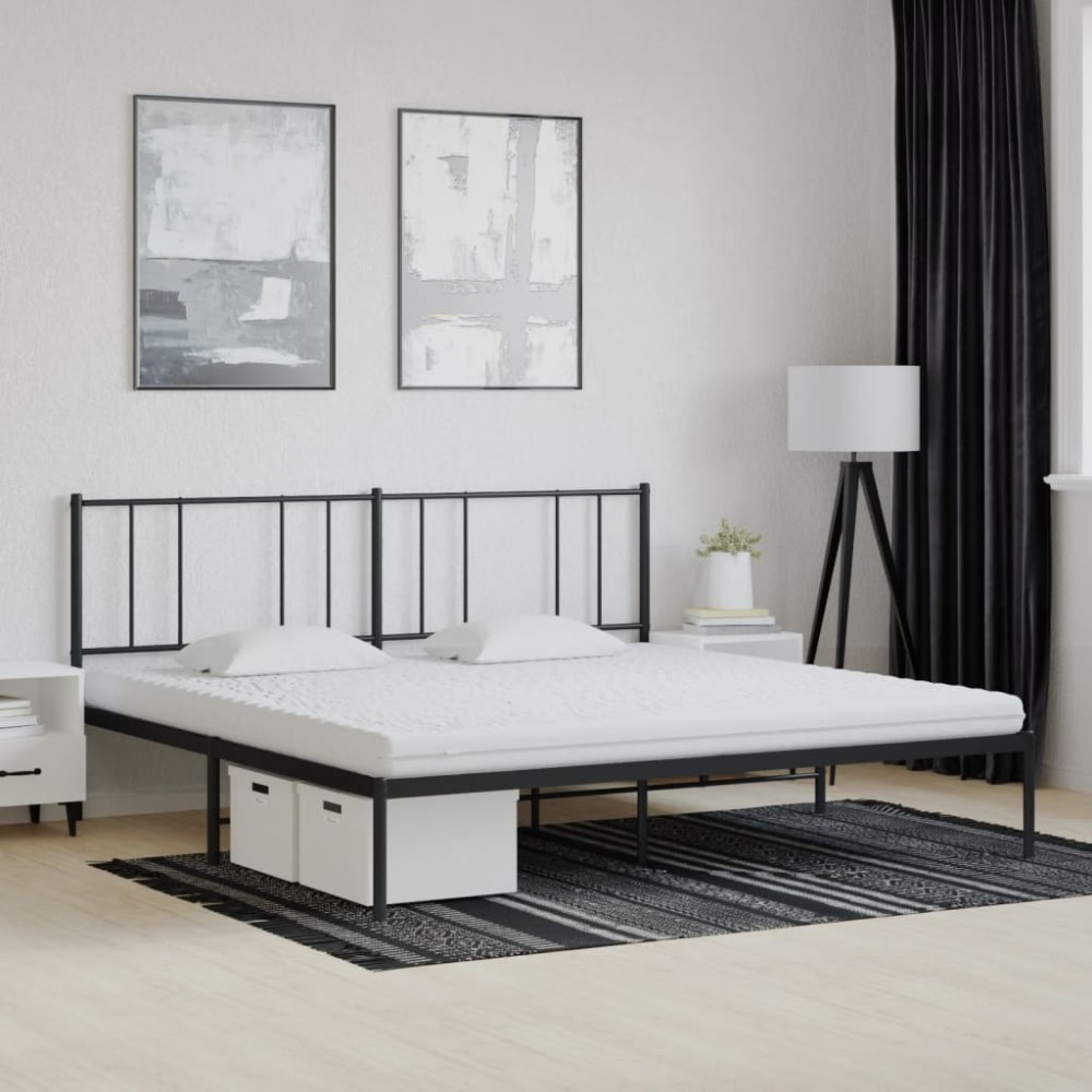 vidaXL Saltea din spumă, alb, 200x200 cm, 7 zone, duritate 20 ILD