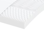 vidaXL Saltele din spumă, 2 buc. alb 80x200 cm, 7 zone duritate 20 ILD vidaXL Saltele din spumă, 2 buc. alb 80x200 cm, 7 zone duritate 20 ILD